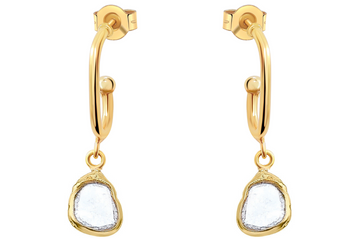 Delhi Diamond Hoop Earrings