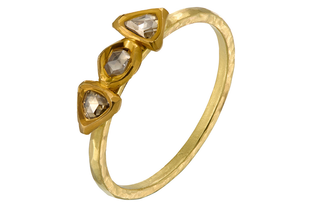 Fine Gold Ring Trio Diamond Ring