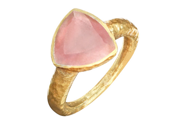 Pink Tourmaline Trillion Limited Edition Ring